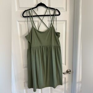 Old Navy Green Midi Dress